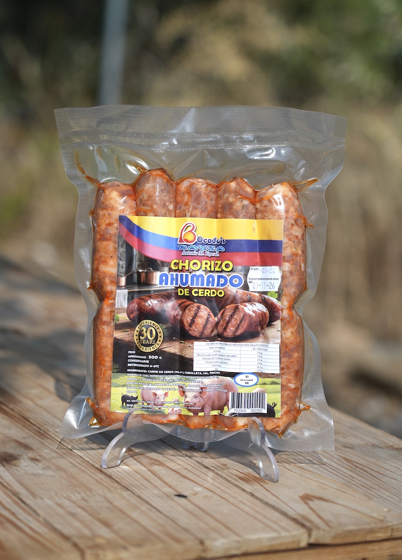 chorizo colombiano ahumado bocados rayza