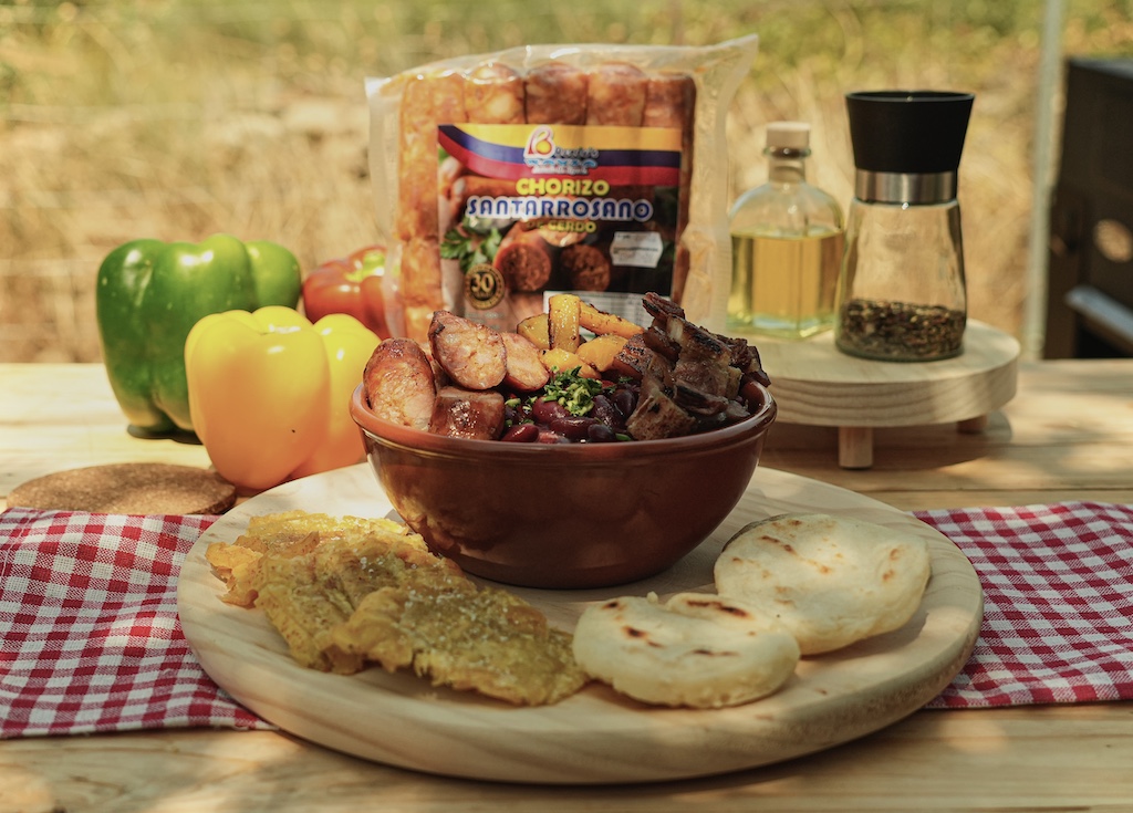 receta chorizo colombiano frijolada bocados rayza