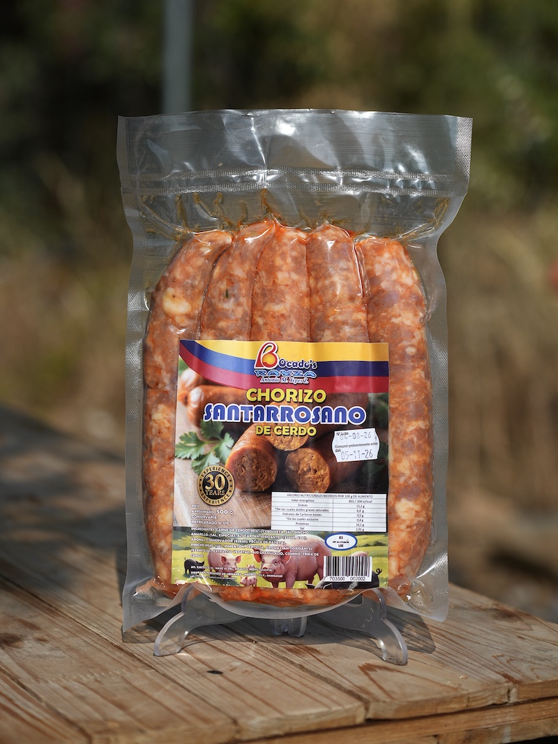 chorizo colombiano santa rosano en madrid bocados rayza