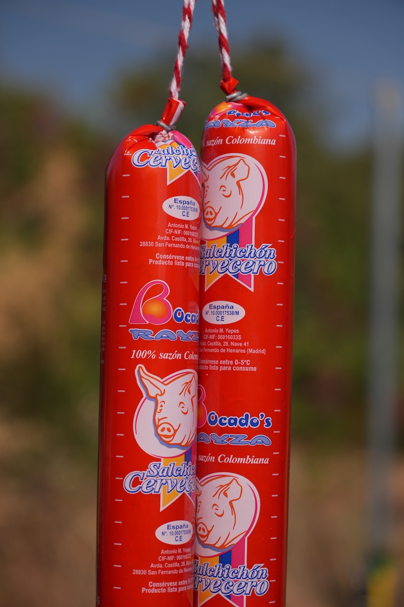 salchichon colombiano cervecero bocados rayza